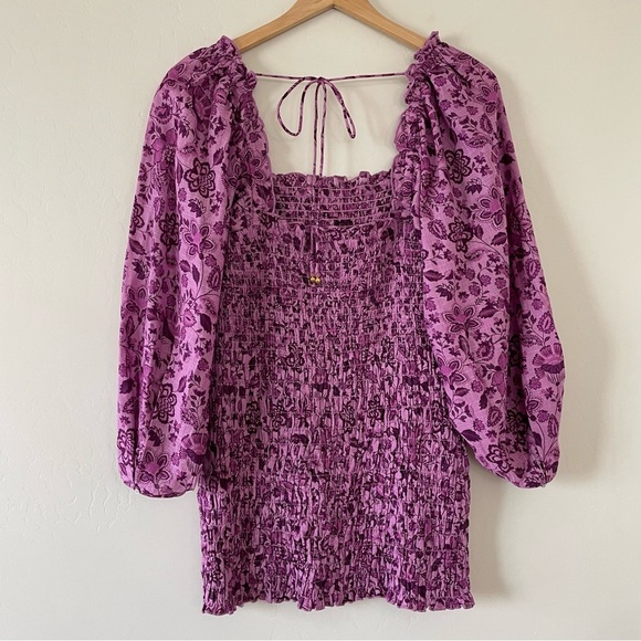 FP Smock it to me Mini Dress pink - Picture 10 of 16